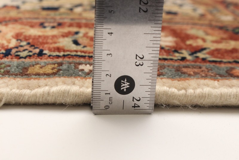 Vintage Hand-Knotted Carpet 4'0" x 5'11" Traditional Oriental Wool Area Rug gallery