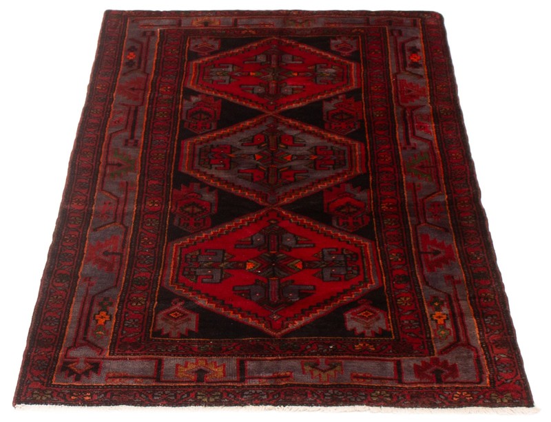 Vintage 4'2" x 6'9" Traditional Hand Knotted Vegetable Dye Wool Area Rug gallery