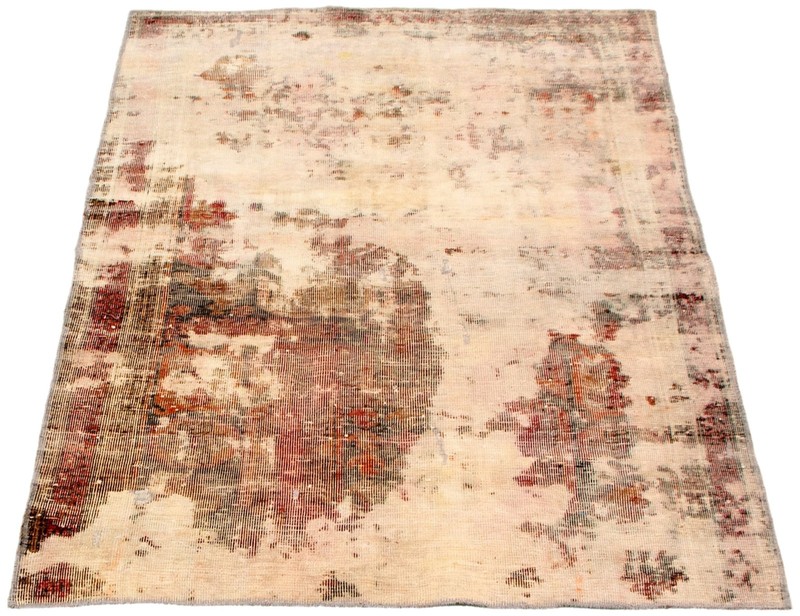 Vintage Traditional Hand-Knotted Area Rug 3'9" x 6'3" Oriental Wool Carpet gallery