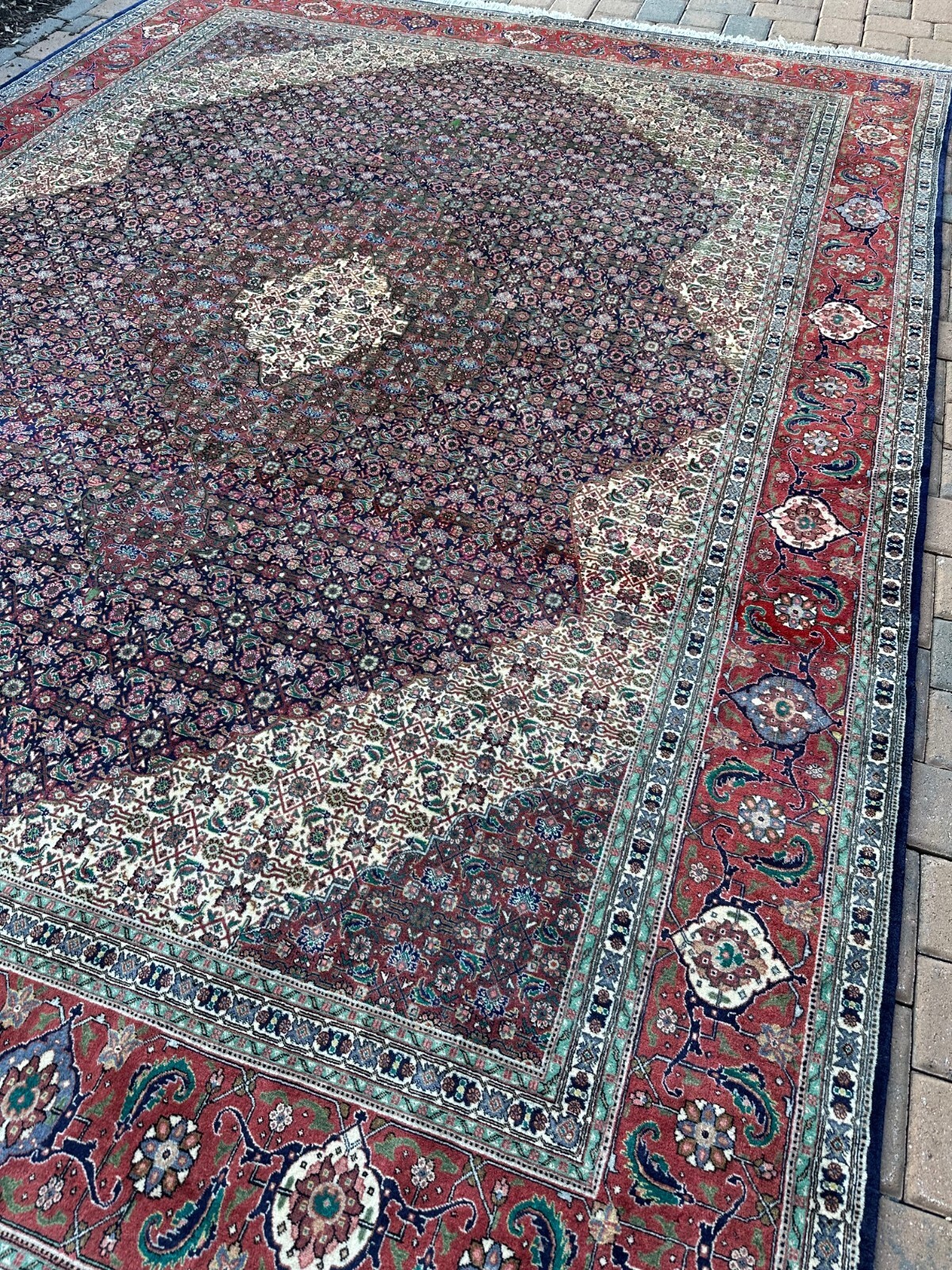 Top Quality Handmade Silk & Wool Oriental Rug, Mint Cond, High KPSI, 10x13 gallery