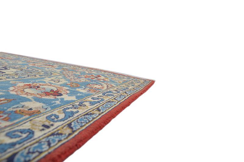 Medallion Fine Luxury Turkish 7' 1" x 11' 1" Red Hand Knotted Area rug gallery