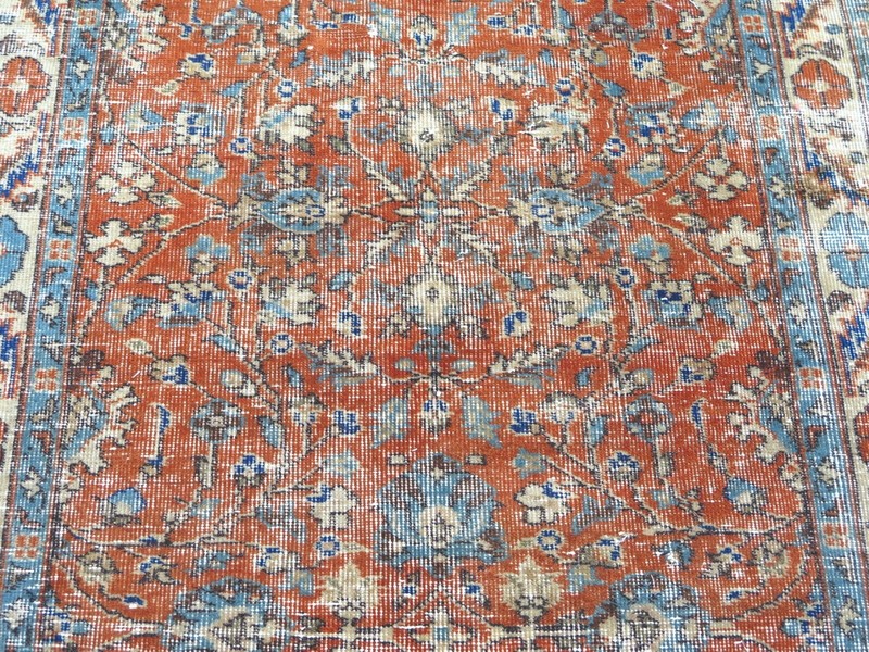 Vintage Rug, Area Rugs, Wool Rug, Handmade Turkish Carpet, Tribal Rug 44"X79" gallery