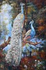 Silk Rug 100 % Bamboo Silk Rug 39'' x 59'' Peacock model Silk Bamboo Wall Rug gallery
