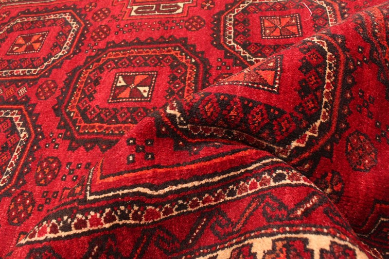 Vintage Hand-Knotted Area Rug 3'4" x 6'11" Traditional Oriental Wool Carpet gallery