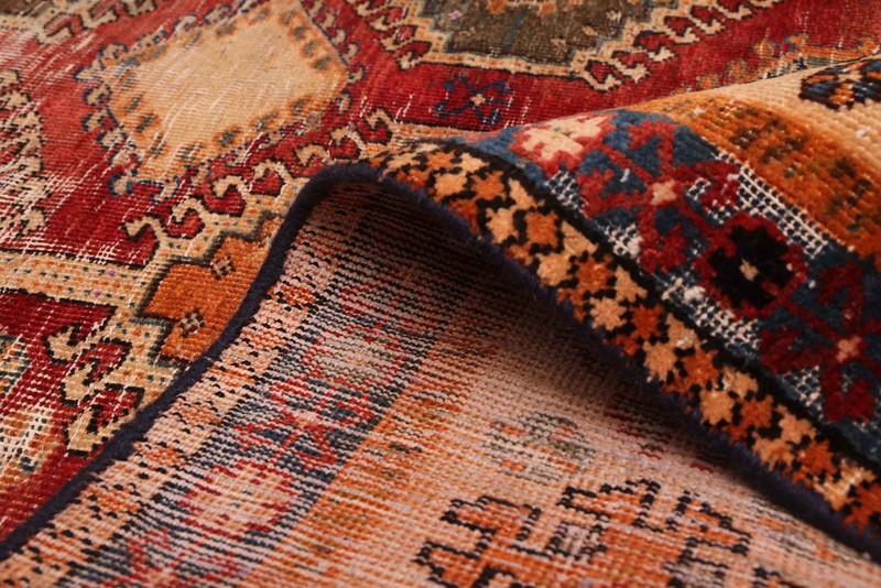 Vintage Hand-Knotted Area Rug 4'9" x 7'5" Traditional Oriental Wool Carpet gallery