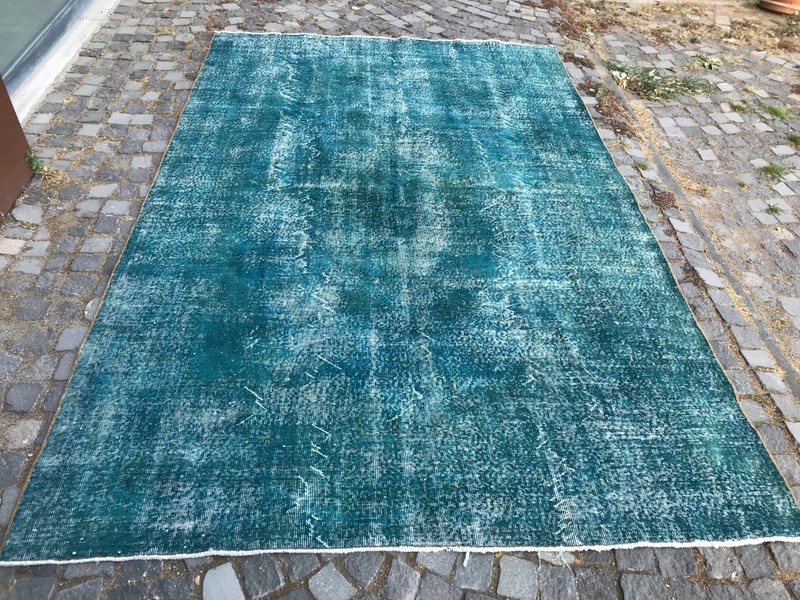 Bohemian Large Rug, Turkish Vintage Rug, Handmade Wool Rug, 6,8 x 10, ft gallery