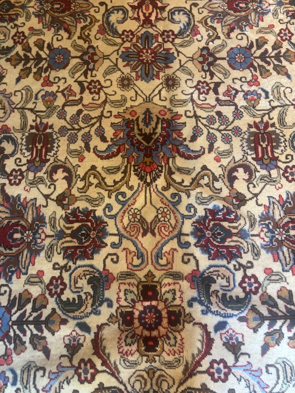 SIMI ANTIQUE. HAND MADE. 13x10 EXCELLENT CONDITION. FULL PILE. gallery