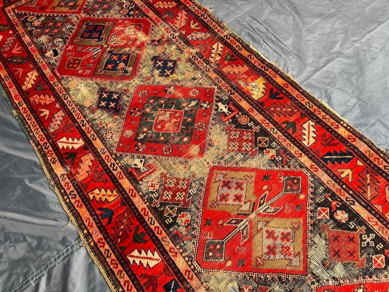 COLLECTORS' ITEM Antique Above 100 Years Old Antique Shirvan Caucasian Carpet gallery