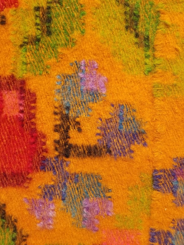 Antique Hand Woven Bessarabian Romanian Floral Design Kilim Rug 7.11x5.9ft gallery