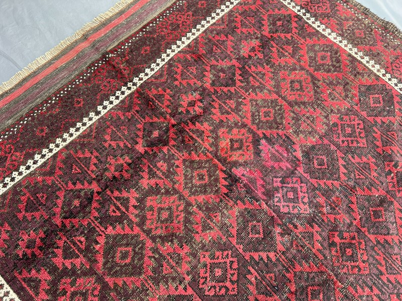 160 X 280 CM COLLECTORS' ITEM Antique Belouch Natural Vegetable Dye Janbagi Rug gallery