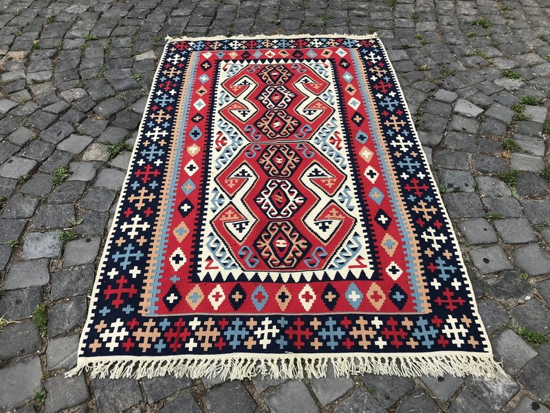 Handmade Rug Turkish Area Rug Vintage Rug Oushak Rug Antique Rug Bohemian Rug gallery