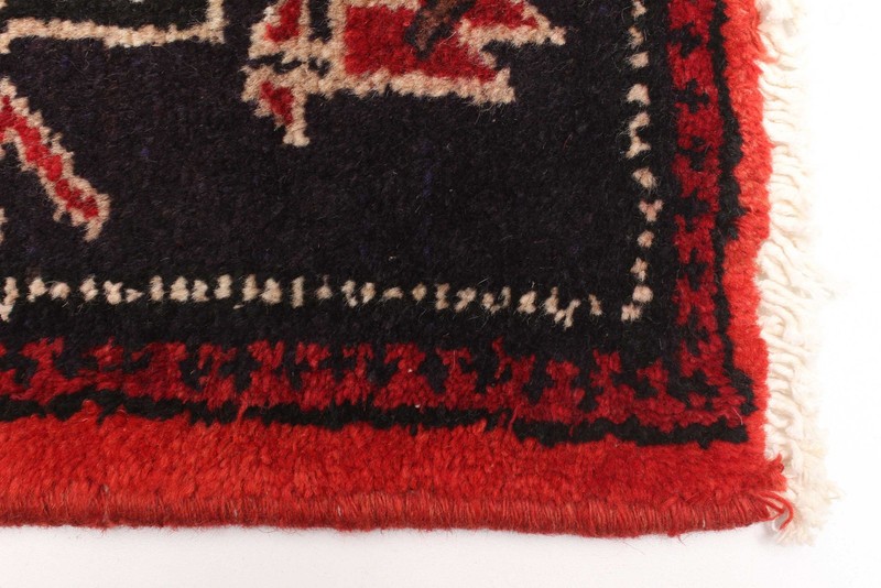 Vintage Traditional Hand-Knotted Area Rug 4'3" x 7'3" Oriental Wool Carpet gallery