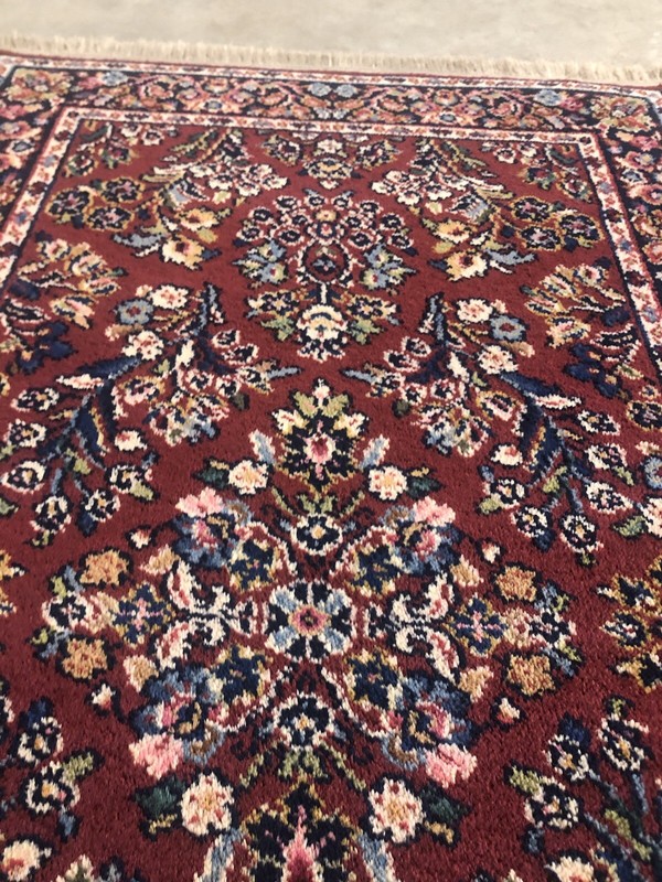 2.6x4.3 Karastan Rug 785 Red Sarouk -Professionally Washed gallery