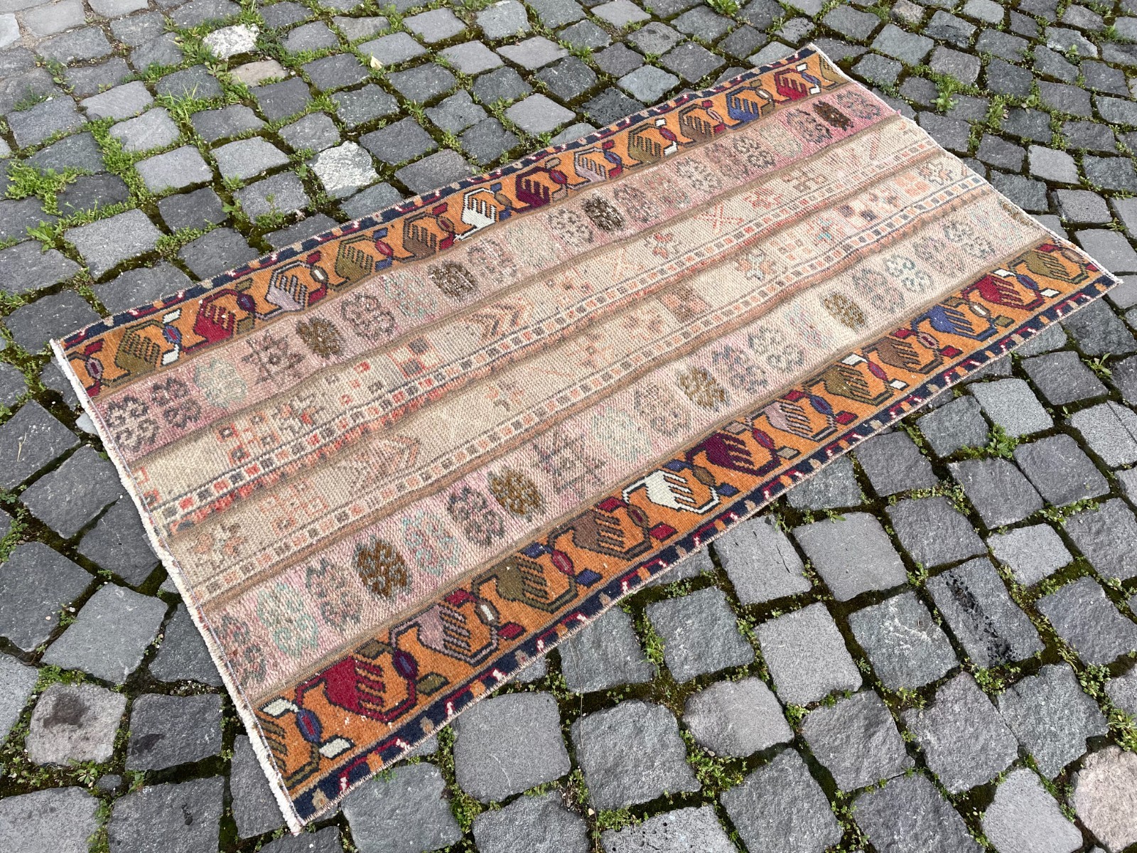 Home Decor Rug, Turkish Vintage Rug, Boho Decor Rug, 2,4 x 4,6 ft gallery