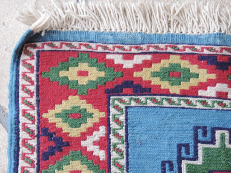 4x6ft. Handloomed Turkish Shirvan Kilim Wool Rug gallery