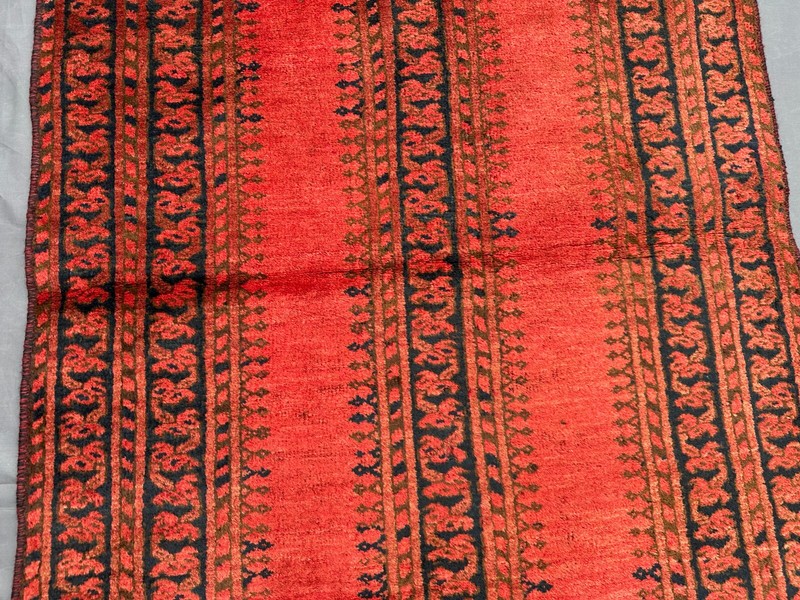 Antique Turkmen Rug 2'8x3 – Hand-Knotted Wool Accent Mat Tribal Afghan Decor gallery