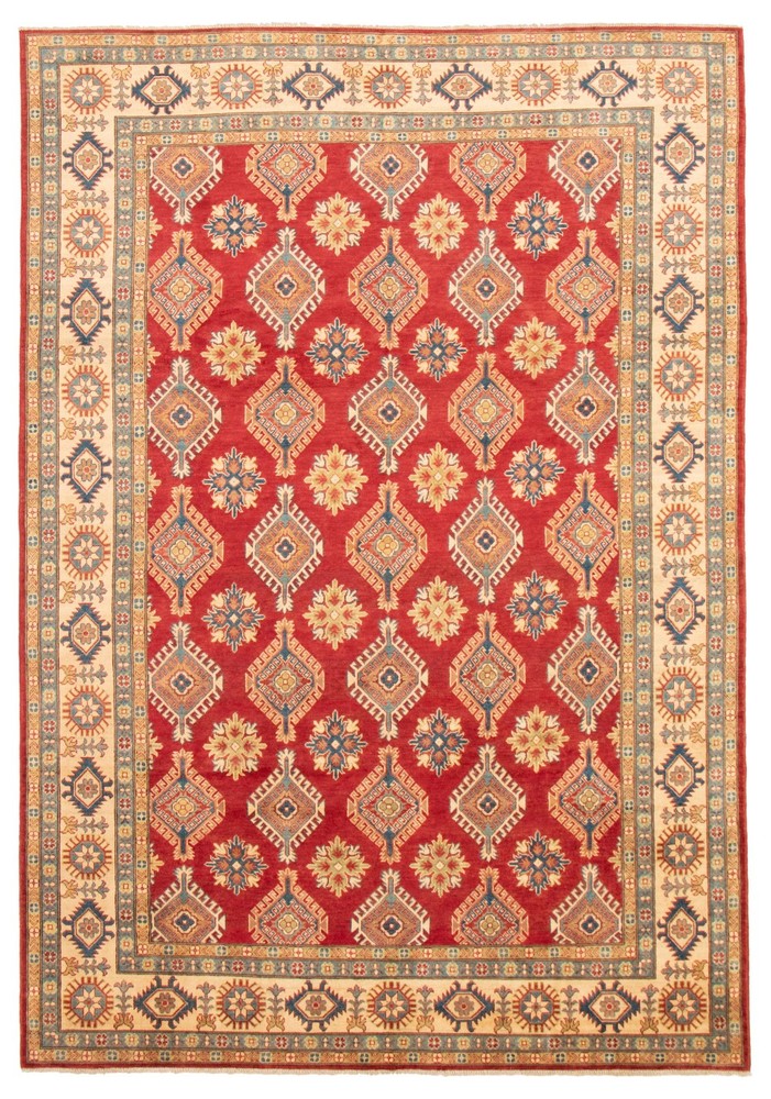 Vintage Hand-Knotted Carpet 8'6" x 12'4" Traditional Oriental Wool Area Rug