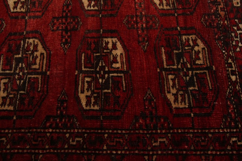 Vintage 3'6" x 4'10" Traditional Hand Knotted Vegetable Dye Wool Area Rug gallery