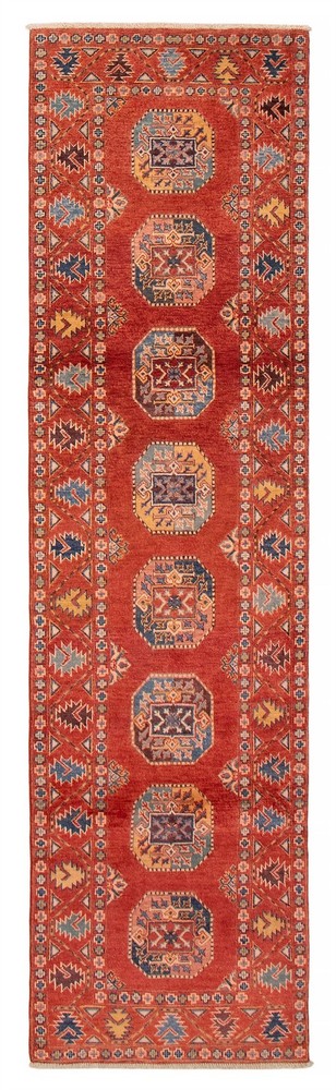 Vintage Hand-knotted Runner Rug 2'7" x 9'5" Traditional Oriental Wool Carpet