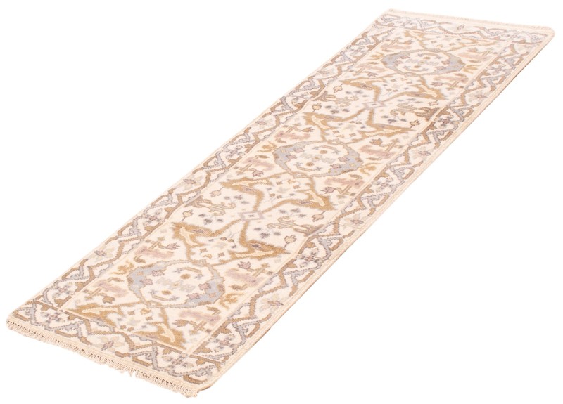 2'7" x 7'10" Vintage Hand-knotted Runner Rug Traditional Oriental Wool Carpet gallery