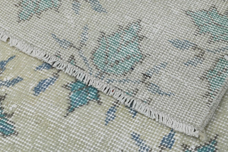 Oushak Turkish Vintage Rug 5x8 Kilim Rug Anatolian Handmade Boho Decor BEIGE gallery
