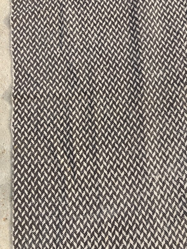 Vintage Handmade Pakistan Geometric Wool Kilim Rug 201x150 cm gallery