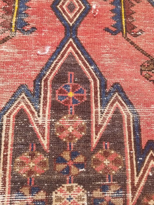 Distressed Vintage Traditional Handmade Oriental Wool Multicolor Rug 116x176cm gallery