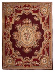 Vintage 7’5″ x 9’7″ Traditional Wool Hand Woven Oriental Area Rug