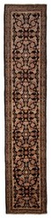2’6″ x 13’2″ Vintage Hand-knotted Runner Rug Traditional Oriental Wool Carpet
