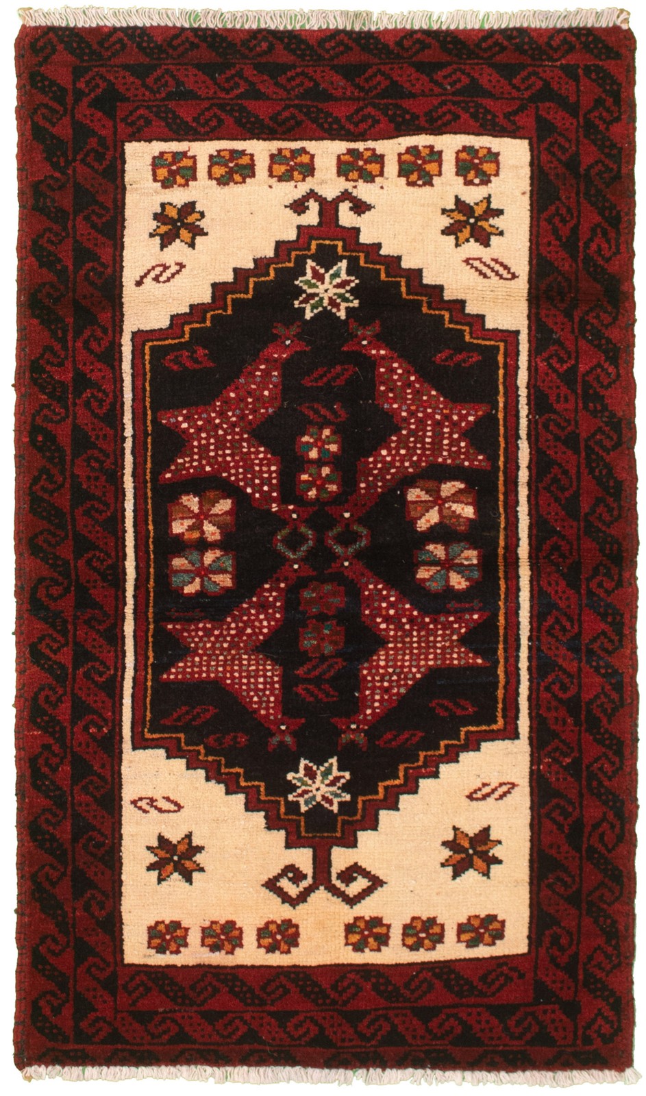 Traditional Vintage Hand-Knotted Carpet 3'2" x 5'10" Wool Area Rug gallery