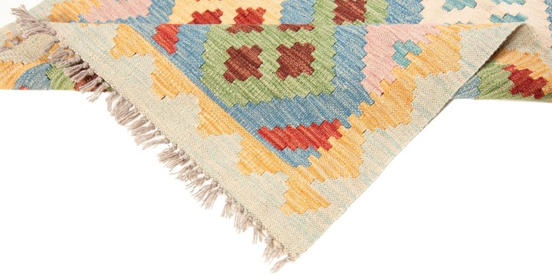 Kelim Afghan 285x82 cm Handwoven Oriental Carpet Rug Runner Kilim gallery