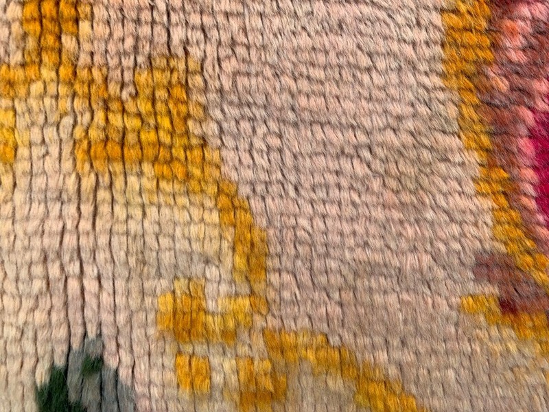 Vintage Mid-Century Scandinavian: Long-Pile Rya Shags, Traditional Rug (2x4 ft.) gallery