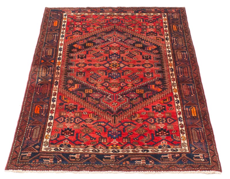 Traditional Vintage Hand-Knotted Area Rug 4'3" x 6'7" Oriental Wool Carpet gallery