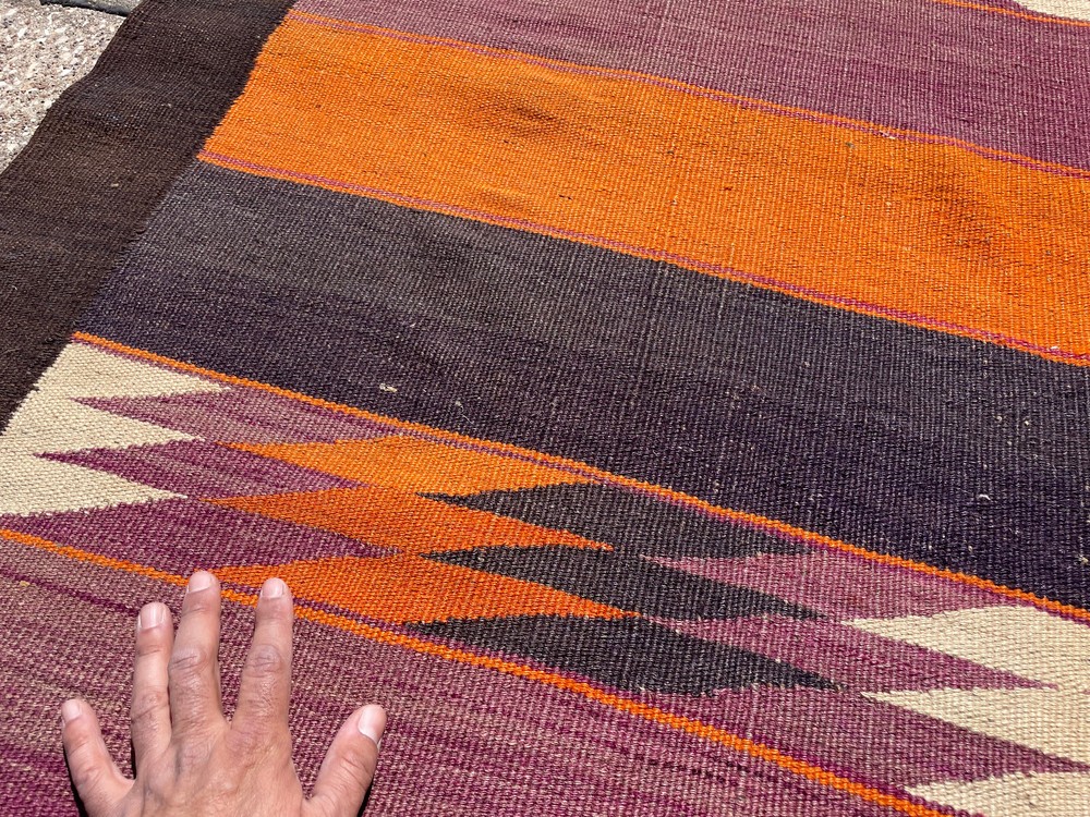 LONG WIDE HANDWOVEN COLORFUL RUNNER rug 5x12 Turkish kilim caucasian flatweave