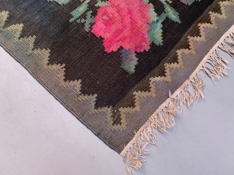 Vintage Moldovan Kilim 227x157 cm Kelim Wool Rug Large gallery