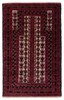 Vintage Hand-Knotted Area Rug 2'10" x 4'6" Traditional Oriental Wool Carpet gallery