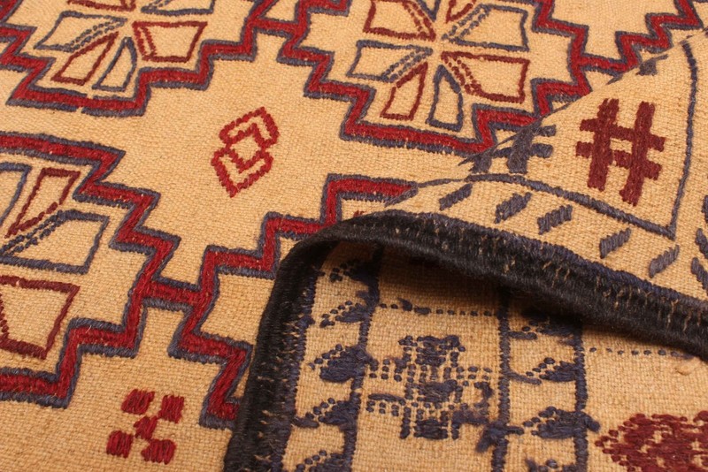 Vintage Hand Woven Area Rug 4'1" x 6'1" Traditional Wool Oriental Carpet gallery