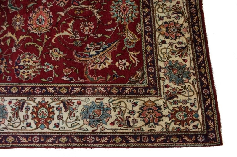 Vintage Handmade Wool Oriental Rug Classic Floral Design Home Decor 10x13 ft gallery