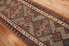 Antique Bakhshaish Camel Hair Rug Size 2’11”x10’7”