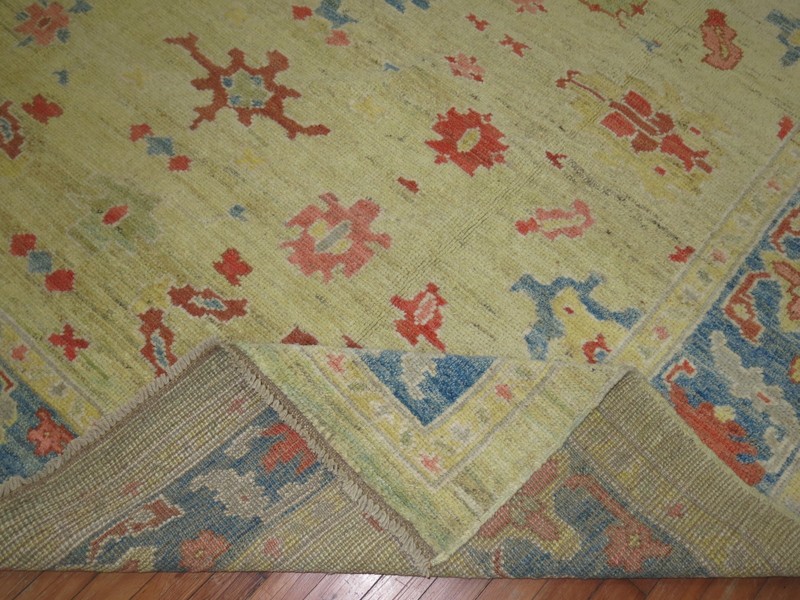 Modern Turkish Oushak Ushak Rug Size 8'5''x8'7'' gallery