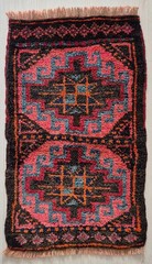 Antique Rug Pillow, Hand Woven Small Carpet, Wool Rug, Home Decor, Anatolian