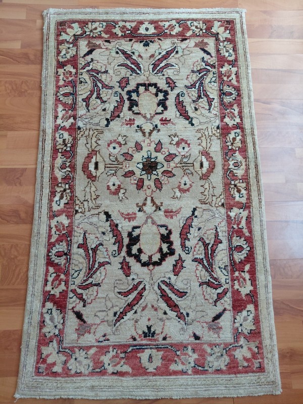 Real Oushak Vintage Rug Traditional Handmade Decor Rug Bath Wool Rug gallery