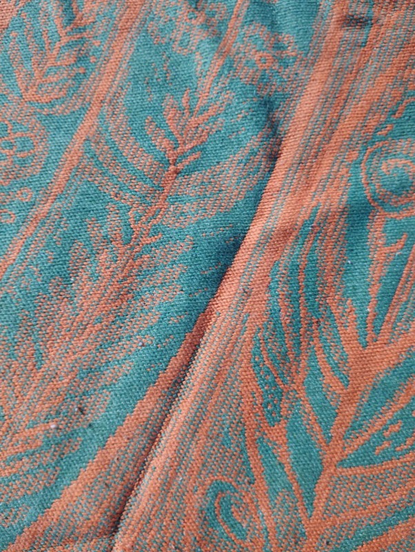 Vintage Handmade Botanical Geometric Tradaitional Wool Kilim Rug 177x94 cm gallery