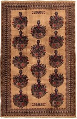 Vintage Traditional Hand-Knotted Area Rug 6’5″ x 9’8″ Oriental Wool Carpet