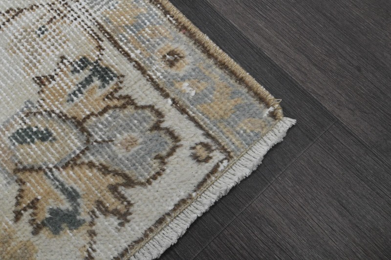 Oushak Turkish Vintage Rug 5x8 Kilim Rug Anatolian Handmade Boho Decor ORANGE gallery