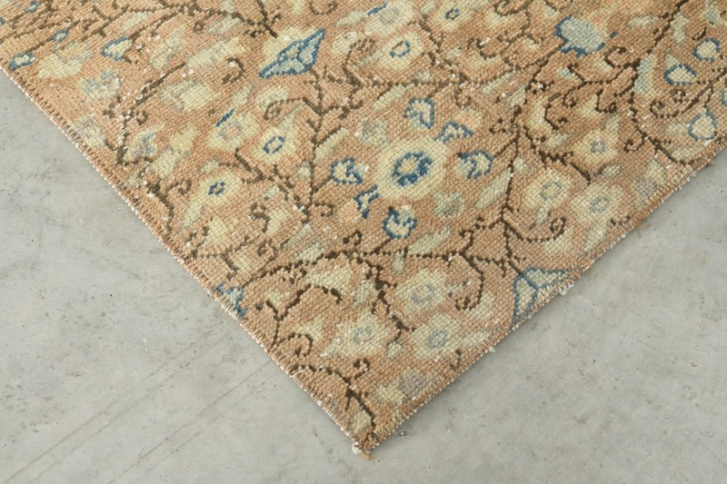 1x4 Turkish Door Mat Rug Hand-Knotted Vintage Mini Rugs Square Small Carpet,561 gallery