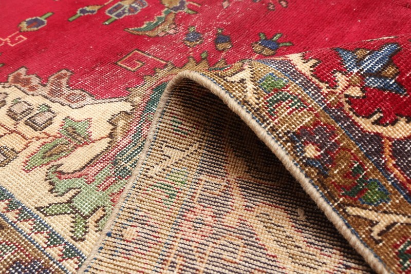 Vintage Hand-Knotted Area Rug 9'6" x 12'8" Traditional Oriental Wool Carpet gallery