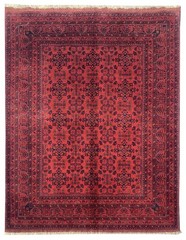 Fine Quality Hand Knotted Afghan Khal Muhammadi Wool Area Rug 8 x 6 Ft