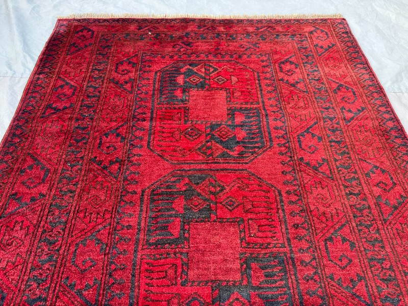 Antique Turkmen Bukhara Wool Rug Rare Vintage Red Nomadic One Of A Kind Area Rug gallery