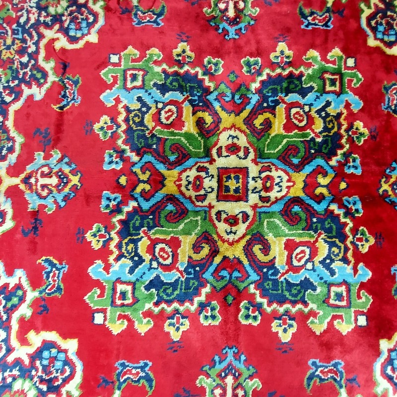 Vintage Plush Tablecloth Coverlet Tapestry Carpet 157cm/150cm(62''x59'') P2457 gallery